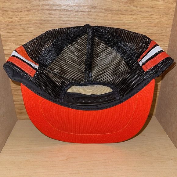 Vintage Harley Davidson Museum Snapback Trucker Hat 3 Three Stripes USA York PA - Picture 7 of 12